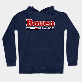 Rouen France Retro Hoodie